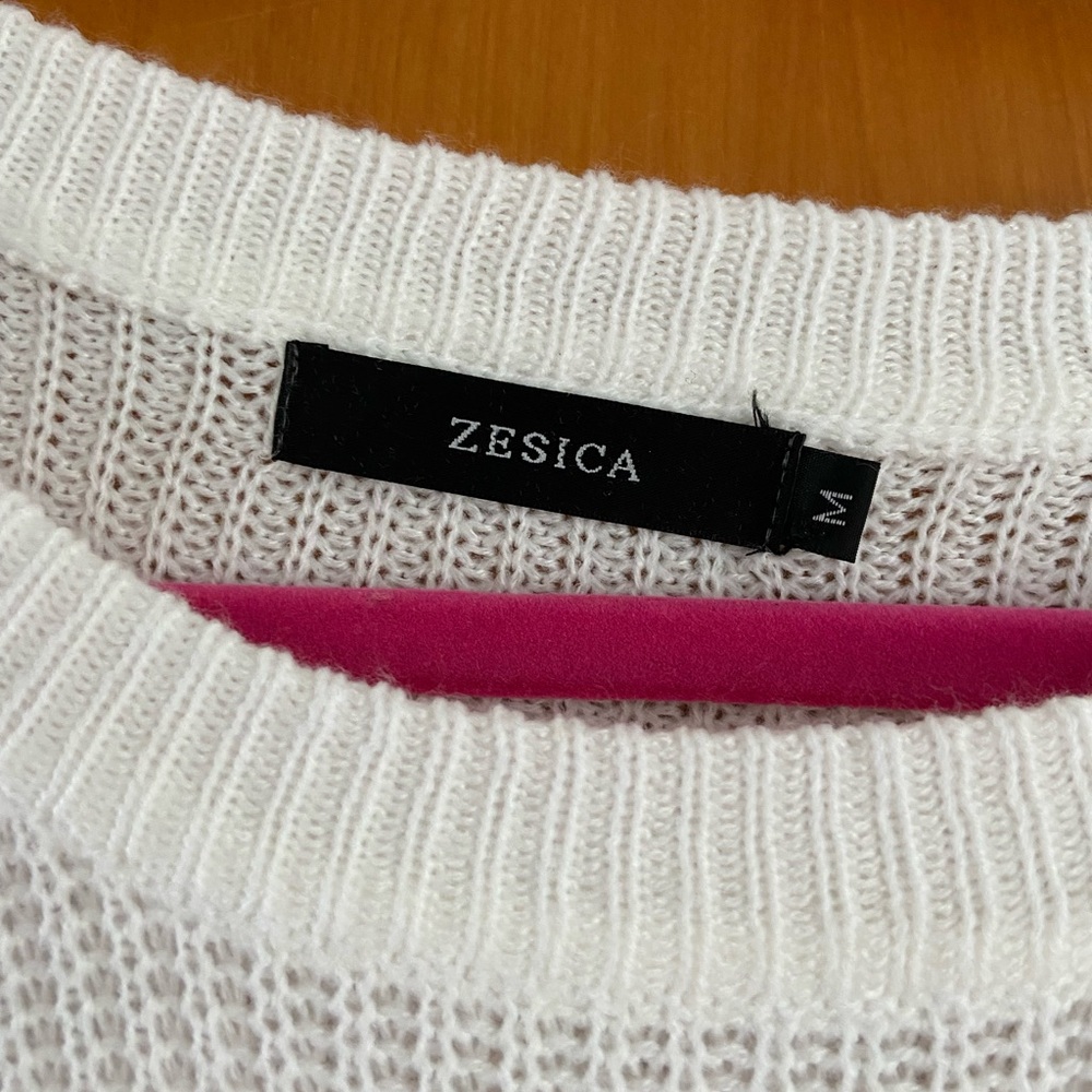Zesica Women's Striped Color Block Sweater - Picture 3 of 3